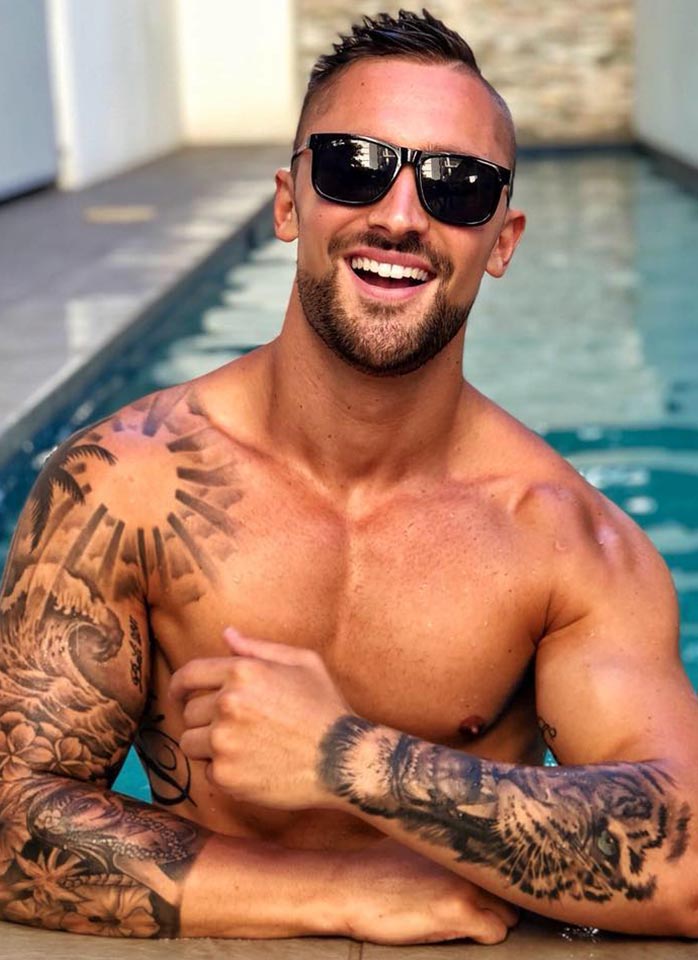 Jackson O'Doherty หนุ่มหล่อ หุ่นล่ำ แฮนด์ซั่ม เป้าแน่นกระแทกตา นักสร้างคอนเทนต์สุดสยิว ในโลก